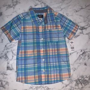 OshKosh Boys size 6 button down short sleeves